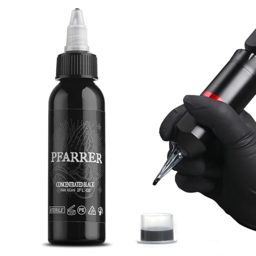 Pfarrer TI7003-60-002SN Black Tattoo Ink 2Oz(60Ml) Vegan-Friendly Usa Standard Pigment Tattoo Supplies Concentrated Black Ti7003-60-002 thumb #2