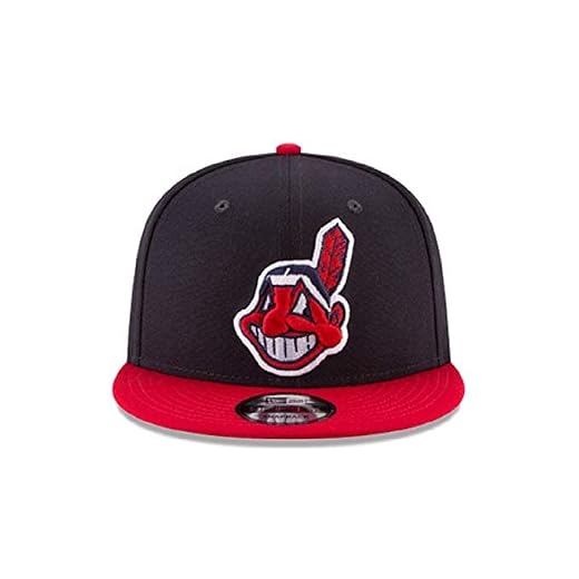 New Era MLB Snapback 9Fifty 950 Indians Chief Wahoo Navy Red