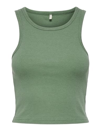 ONLY ONLVELMA Rib Acid WASH Crop Tank TOP Acc