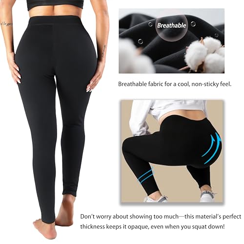 Cotton Leggings for Women Plus Size High Waisted Thick XL 2XL 3XL 4XL3