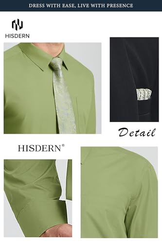 Camisa de vestir para hombre con corbata y pañuelo miniatura 6