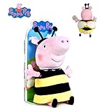 Varios modelos a coleccionar Peppa Pig - Peluche Peppa disfrazada de Abeja en Blister 10,62\"/27cm Calidad Super Soft