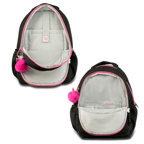 Kit Mochila Costas Estojo e Lancheira Soft Oficial Rebecca Bonbon Coleção Nova Meninas (Rosa)