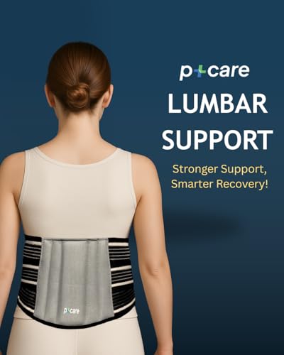 Image of Lumbar Support Waist belt | Back Pain Relief | LS Belt | Spine Support Belt | Double Strapping |