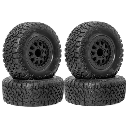 Pneus et roues 1/10 RC pour Traxxas Slash et Arrma Senton train avant arrière