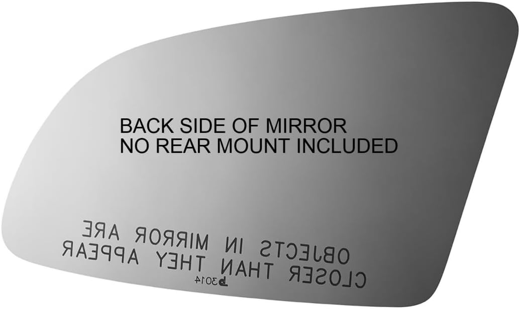 Fits 85-94 Tempo, Topaz, 87-89 Tracer Manual Lever Operated Right Passenger Mirror Glass Lens w/Adhesive, USA More Than 1 Option