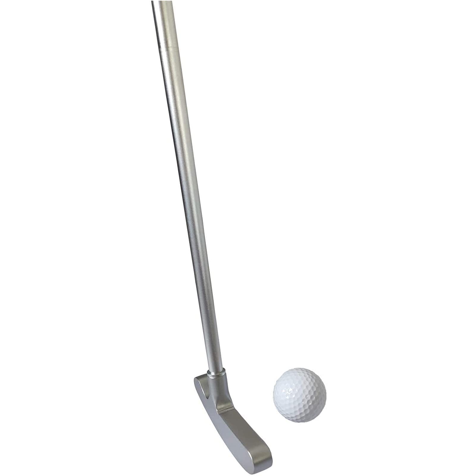 Putter de Golf Plegable, putters bidireccionales con Cabezal de Hoja, Eje Resistente, para diestros y Zurdos, ayudas para el Entrenamiento de Golf en Interiores con 2 Pelotas de go