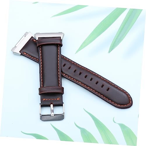 Correa de cuero café Artibetter para reloj Ionic con pulsera ajustable 6