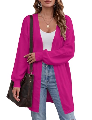Image of Libsorge Womens Valentine Heart Cardigan Sweater 2026 Valentines Day Trendy Cute Oversized Long Sleeve Cardigans