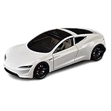 1/24 Diecast Roadster Model Car with Pull Back Function, Sound and Light, Alloy Metal Vehicles Roadster Toy Car Ideal Collectible for Kids Adults Enthusiasts, Great Birthday Gift (White) -  EROCK