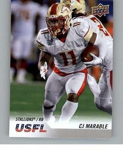 2023 Upper Deck USFL Box Set #19 CJ Marable Birmingham Stallions NFL Football Card NM-MT