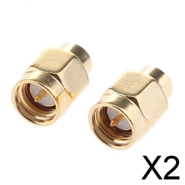 Image of Bnf 2x2Pieces SMA Male RF Coaxial Terminal Dummy Load 2W 50ohm Gold Plated