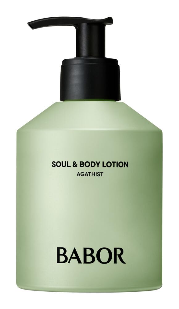 BABOR Soul & Body Lotion AGATHIST (250 ml) – feuchtigkeitsspendende Körperlotion mit Sheabutter, Mandelöl und Ceramiden – schnell einziehende Körperpflege für ein geschmeidiges Hautgefühl