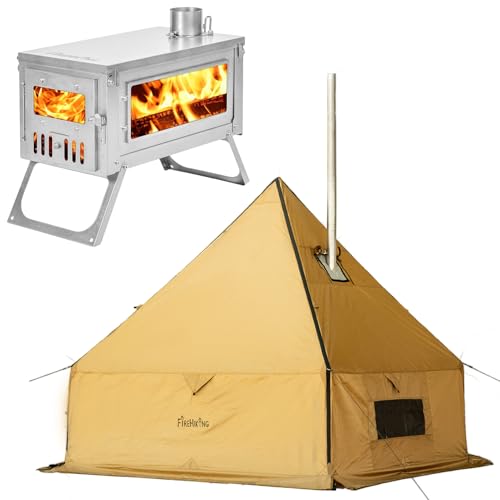 Carpa Hot Tent FireHiking 2m con Estufa de Madera Ultraligera miniatura 1