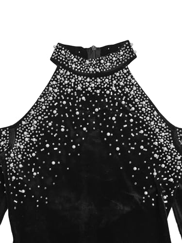Image of Figdaw Fully Lined Soft Sequin Evening Dress for Women Formal,Wedding,Prom,Gala