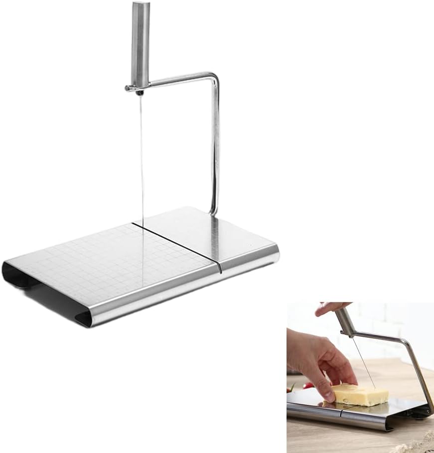 Amazon.com: Xmipbs Stainless Steel Cheese Slicer Cutter Set with 5 ...