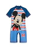 Disney Mickey Mouse Swimsuit Boys | Traje de Surf para niños Traje de baño 18-24 Meses