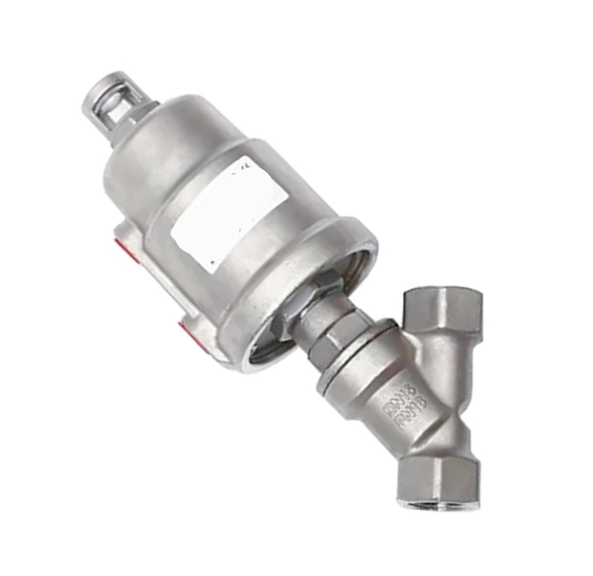 DN15 DN20 DN25 Pneumatic Seat Valve - 16bar Normally Closed Pneumatic Actuator Angle Seat Valves(Open-Single Dn25)