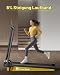 Abonow Klappbares Laufband mit Steigung， 3-in-1 Untertisch-Laufband, ultradünnes Design, geeignet für Homeoffices, kompakte Mini-Laufmaschine, inklusive Fernbedienung, perfekt für kleine Räume, 130 kg