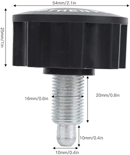 Pull-up Spring Knob Pop Pin for Most Exercise Bikes Equipments - Compatible with Statioanry Bikes, Weight Benches Size M16 Close to 5/8