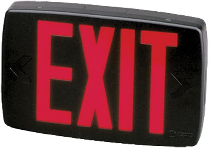 Lithonia Lighting LQM S 3 R 120/277 M6 1W LED Exit Sign, White