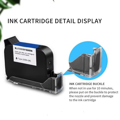 Cartouche d'encre à séchage rapide blanche 25.4mm pour impression nette sans bavure - 4