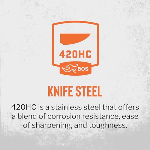 Buck Knives 660 Folding Pursuit Large Folding Hunting Knife with Guthook, 3-5/8" 420HC Steel Blade