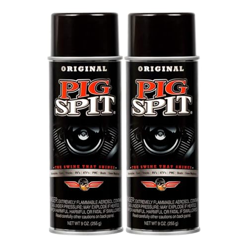 PIG SPIT Original | Shine for Engines, Trim, Tires...