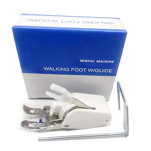 Bequilter #SA188 Open Toe Walking Foot with W/Guide for Quilting and Sewing Multiple Layers Compatible with Brother Sewing Machine F033N F033 XC2214002