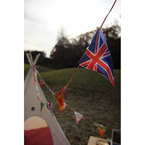 SPICE OF LIFE(スパイス) ガーランド ファンファンLEDバナー トリコロール 285cm 10枚 フラッグ 電池式 防水 ライト キャンプ イベント SFKS1703 8枚目