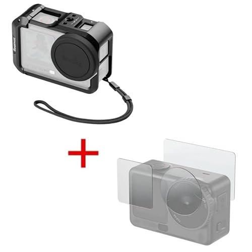 SmallRig DJI Osmo Action 6�p�P�[�W�i�A�h�o���X�Łj5887+SmallRig �X�N���[���v���e�N�^�[�L�b�g DJI Osmo Action 6�p 5892