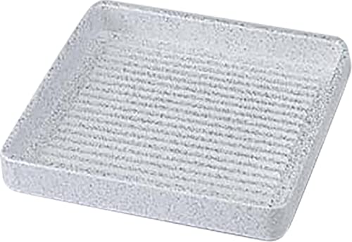 福井クラフト 和食盛り皿 ABS 日本製 食洗機対応 正角肉皿 銀たたき 27cm 5人用