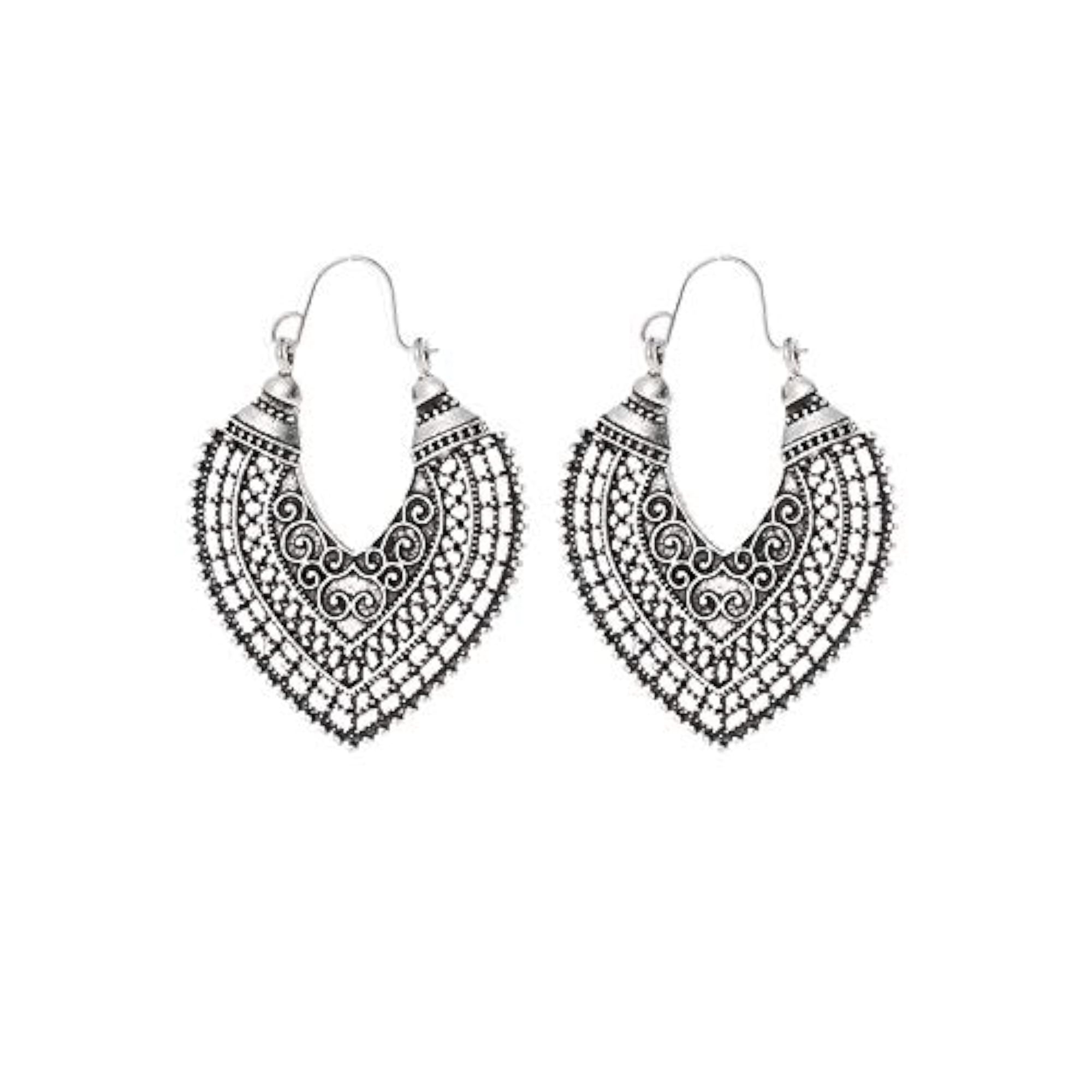 Women's Intricate Bohemian Style Drop Earrings