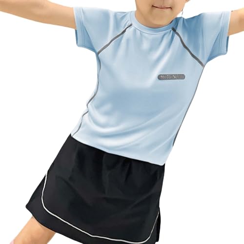Boys Athletic Shirts Short Sleeve Performance Tee for Boy Girl Kids Youth Breathable Lightweight Quick 𝐃ry Kids Shirt3