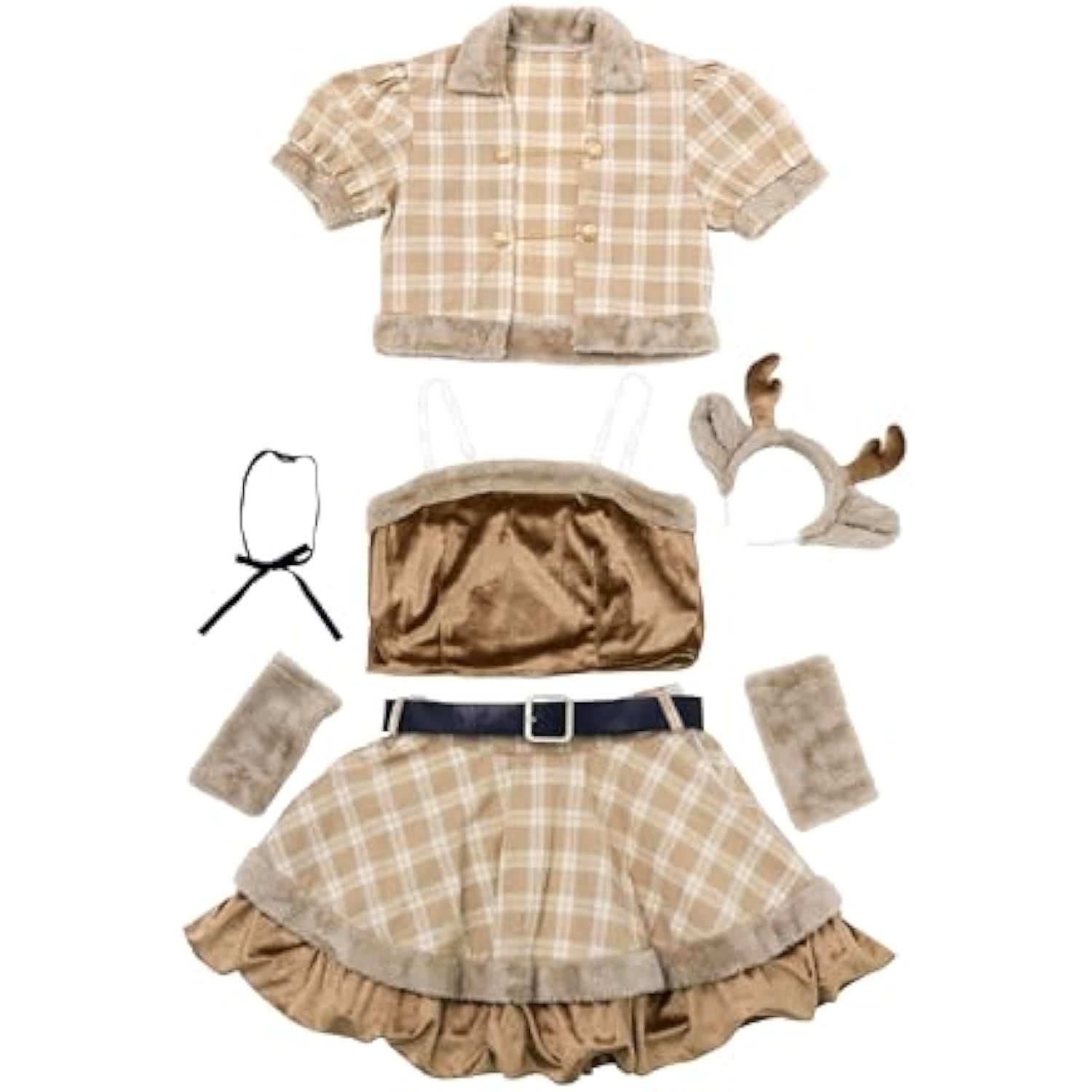 クリアストーン(Clearstone) リリカルパレット コスプレ クリスマス キャラメルトナカイ レディース ブラウン 詳細画像2