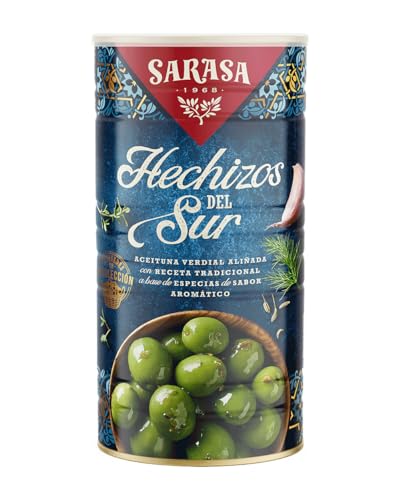 " HECHIZOS DEL SUR" SARASA - SABROSAS ACEITUNAS ALIÑADAS CON