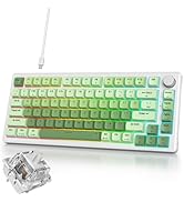 Amazon | Ussixchare 緑のメカニカルキーボード｜キーボード