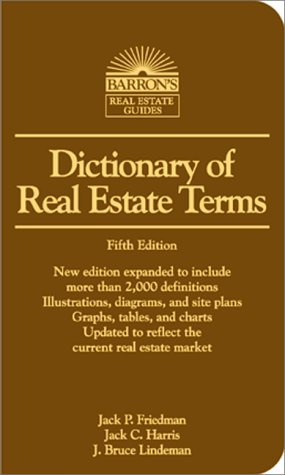 Dictionary of Real Estate Terms (Barron's Business Guides): Jack P ...