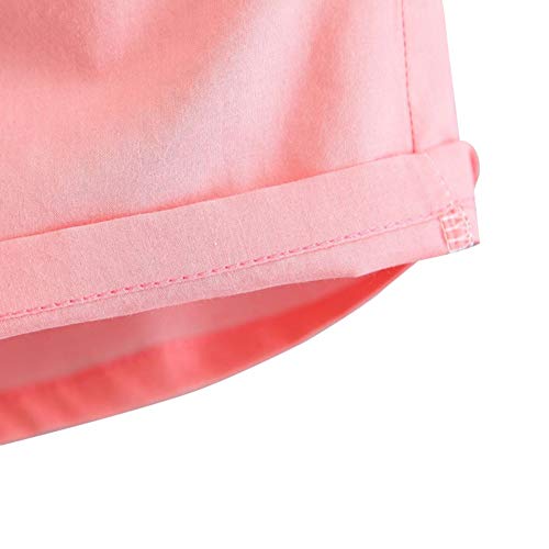 BAOBAOLAI Conjunto de roupas infantis para bebês, meninas, verão, estampa de frutas, sem mangas, col