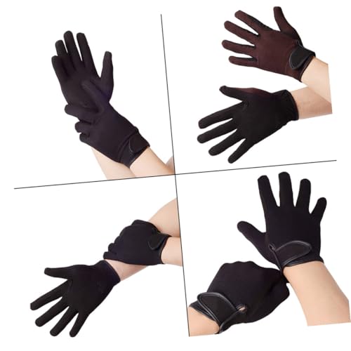 Équitation sans ampoules grâce aux gants en microfibre HANABASS ajustables - 2