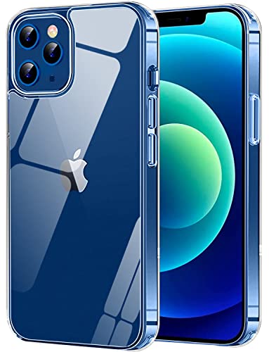 Image of amazon basics Hybrid Protection Clear Back Cover Case For Iphone 12 Pro Max-(Polycarbonate|Transparent)