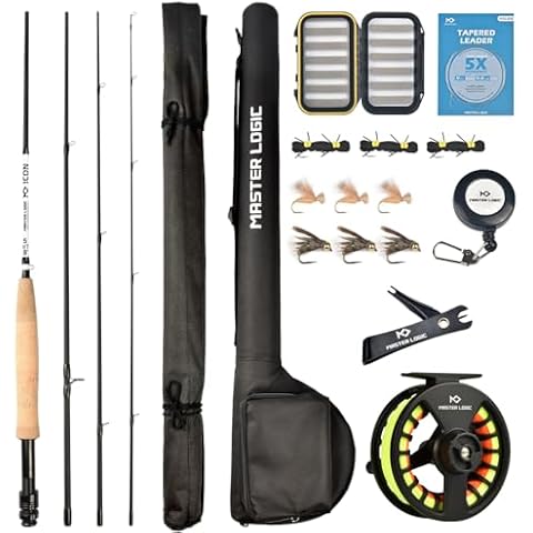 MASTER LOGIC Fly Fishing Rod and Reel Kit Cover