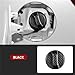 Ysbxitu Inner Fuel Tank Cap Cover Stickers,Fit for Kia K5 K3 KX5 Seltos PEGAS Forte Sportage Cerato SHUMA SOUL Stinger,Car Inner Gas,Fuel,Oil Tank Cover Cap Sticker Trim Frame-Black