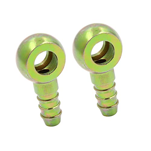 X AUTOHAUX 10mm Banjo Tuyau Barbelé Boulon Raccords Bronzé