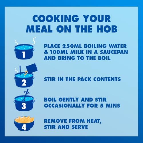 Batchelors Pasta 'n' Sauce Cheese & Broccoli Pasta Ready Meal, 99 g Packet (Pack of 7)