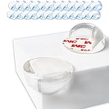 muebles cocina para esquinas [Contenido del envío] 24 protectores de esquinas de mesa y de esquinas, protectores de esquinas transparentes, protección de seguridad para niños, se pueden pegar, se pueden utilizar para muebles de todo tipo.