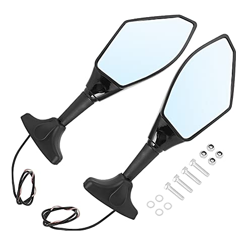 Rétroviseur de moto à LED en aluminium de haute qualité et miroir clair