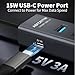 4Ft 7-Port USB Hub 3.0 for Desktop, 4 USB-A & 3 USB-C Ports Aluminium 5Gbps USB Extender Hub, USB Splitter, USB Hub Long Cable for Desktop, PC, Flash Drive, Mobile HDD SSD, Windows/XPS