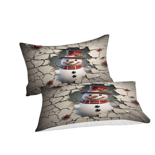 Housses de couettes bonhomme de neige pour chambre cocooning - 5