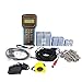 CDULOKLB Handheld Ultrasonic Flow Meter Portable Clamp-on Liquid Flowmeter with TS-2/TM-1/TL-1 Transducers, LCD Display, for Copper PVC Pipe DN15-6000mm DN300toDN6000
